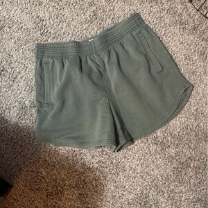 90 Degree By Reflex Sage Green Lounge Shorts